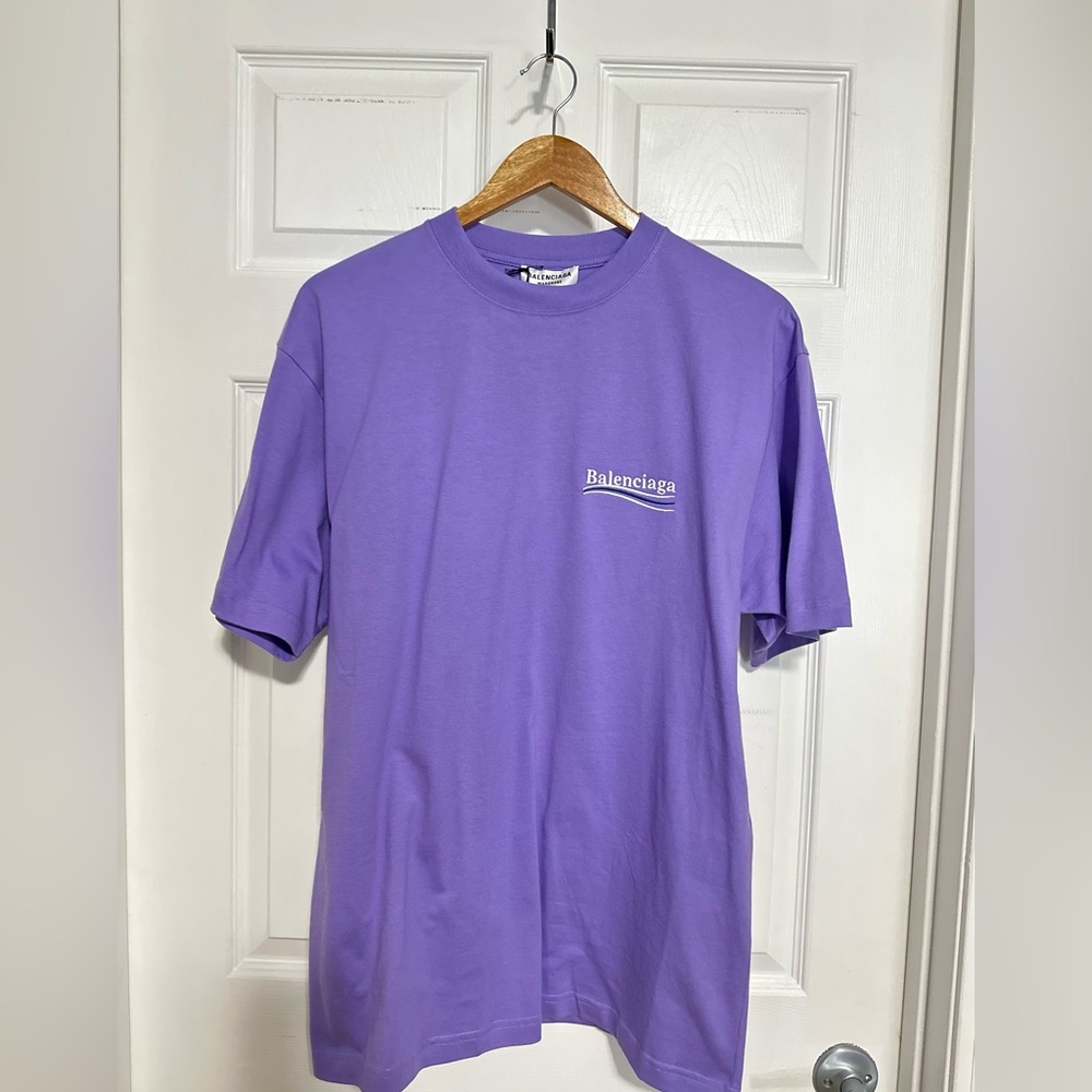 💯%Authentic!Brand New!Balenciaga Political Campaign Large Fit T-Shirt size XXS